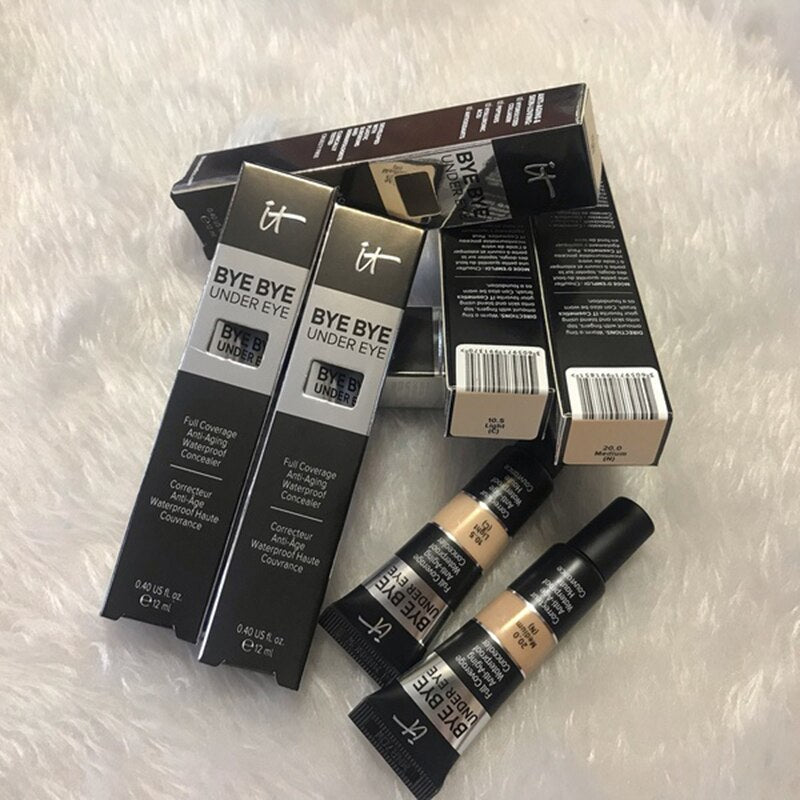 It Bye bye Under Eyes Concealer Cream Face Make Up Base Full Cover Dark Circles Acne 2 Colors Concealer