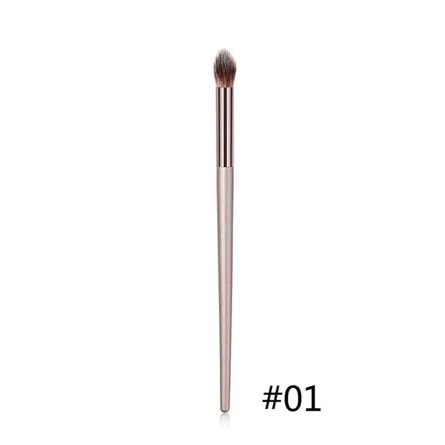 1PC Large Foundation Makeup Brushes Coffee Handle Very Soft Hair Blush Powder Make Up Brush Face Beauty Cosmetic Tools