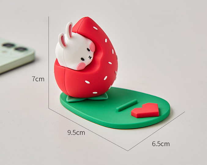 Cartoon Cute Fruit Decoration Office Desktop Workstation Decoration Recommended Creative Mobile Phone Holder for Girls