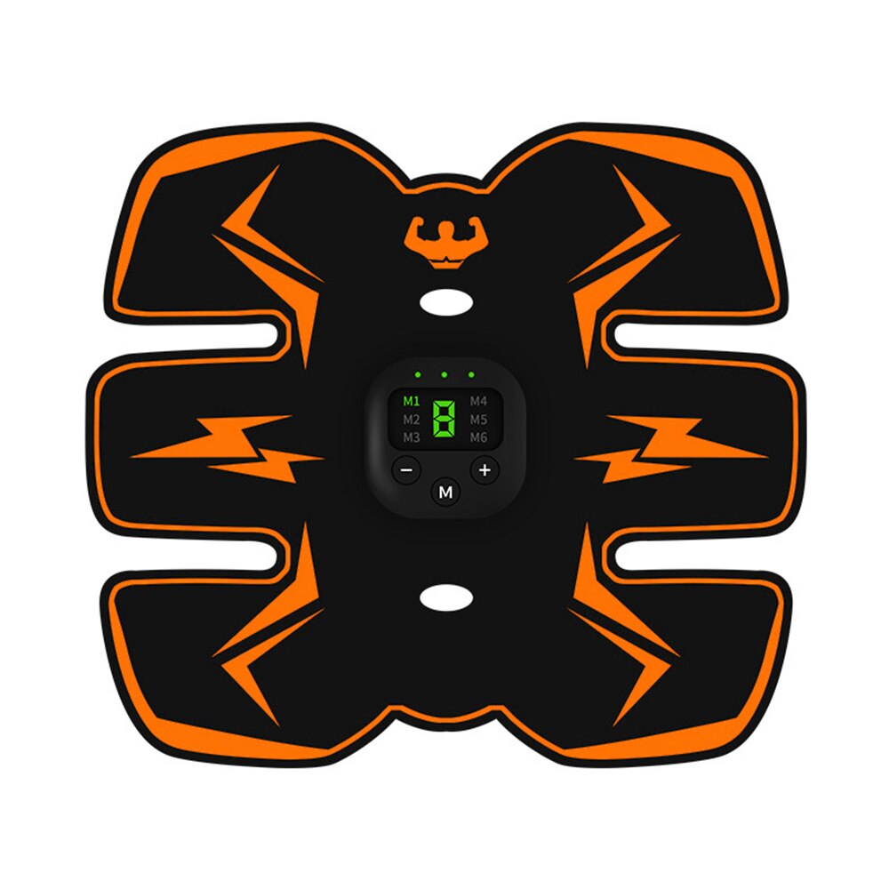 EMS Muscle Stimulator with LED Display USB Rechargeable Abdominal Belt Work Out Power Fitness Abdominal Men Women