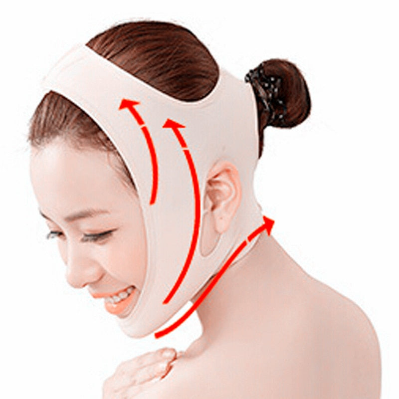 Delicate Facial Thin Face Mask Slimming Bandage Skin Care Belt Shape And Lift Reduce Double Chin Face Mask Face Thining Band