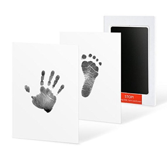 Baby Care Non-Toxic Baby Handprint Footprint Imprint Kit Baby Souvenirs Casting Newborn Footprint Ink Pad Infant Clay Toy Gifts