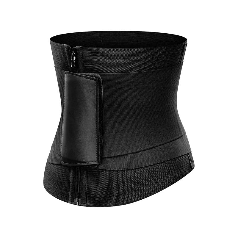 Thin reinforced version Velcro waist belt sweat-inducing sports fitness body shaping belly belt