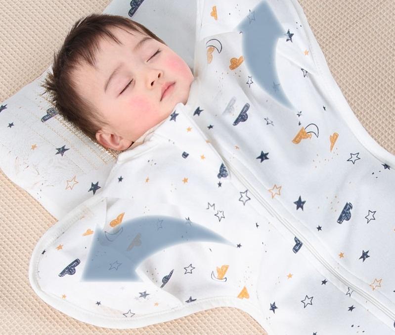 Baby Cotton Anti Kick Printed Sleeping Bag Baby