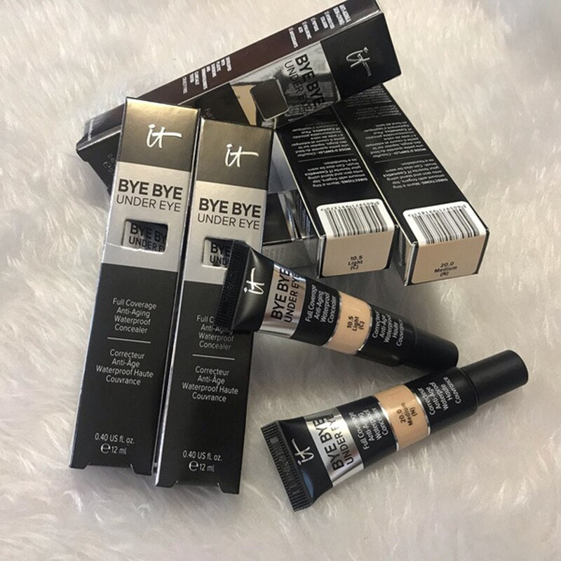 It Bye bye Under Eyes Concealer Cream Face Make Up Base Full Cover Dark Circles Acne 2 Colors Concealer