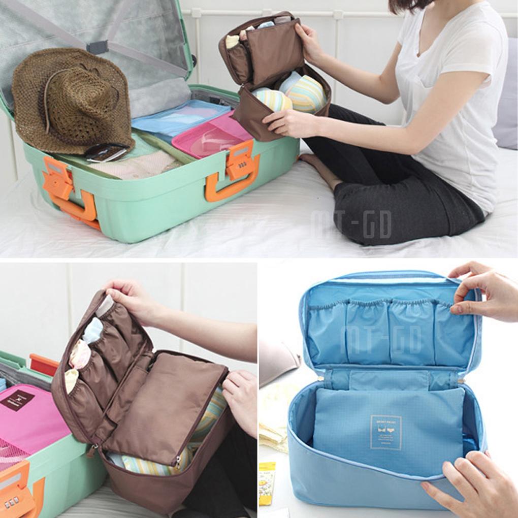 Underwear Zipper Portable Multifunction Travel Luggage Handbag Storage Bags Case Holder 5 color