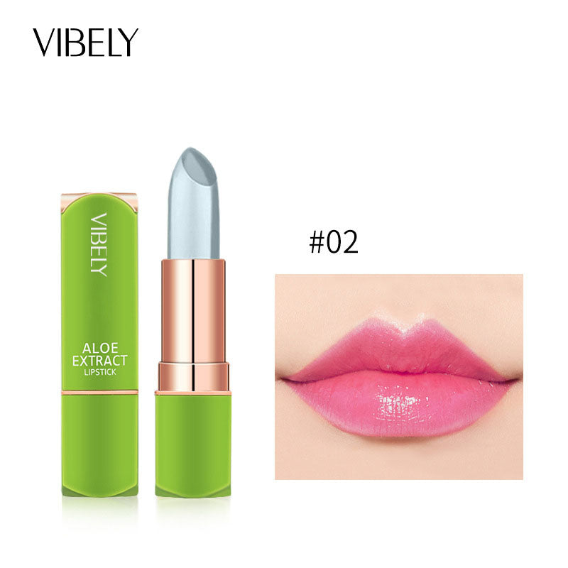 VIBELY Aloe Vera Moisturizing Moisturizing Warm Color Jelly Lipstick Lip Gloss Lip Care Lip Care Lip Balm Makeup