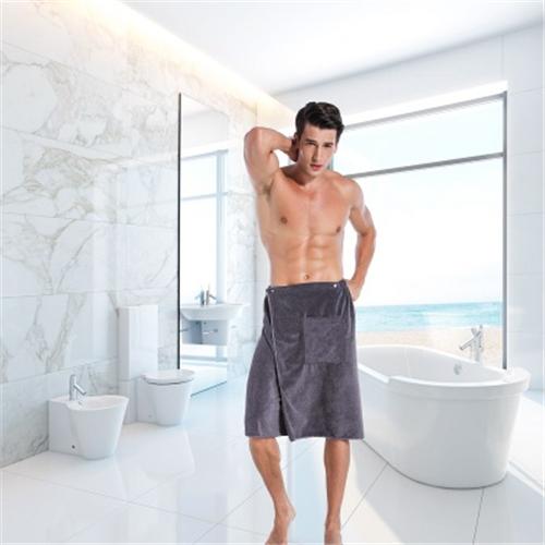 XC USHIO Fashion Man Wearable Magic Mircofiber BF Bath Towel With Pocket Soft Swimming Beach Bath Towel Blanket Toalla De Bano