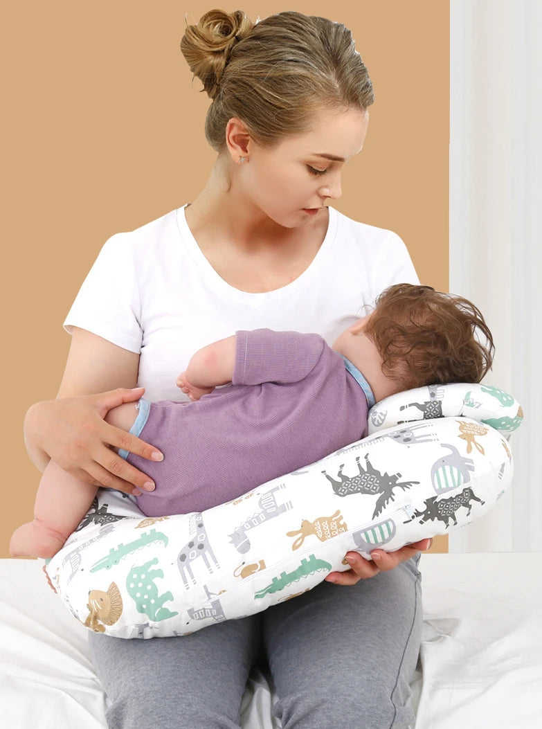 Multi functional baby feeding pillow for mothers