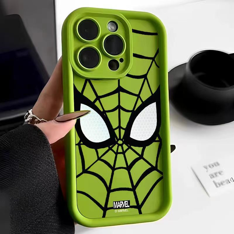 Spider Man iPhone 14 Promax Matte Silicone Soft Case for Apple Phone Case