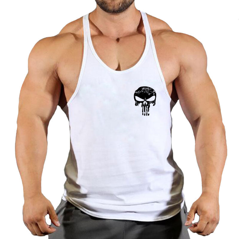 Fitness vest men's loose sleeveless T-shirt sports clothes camisole sports training top