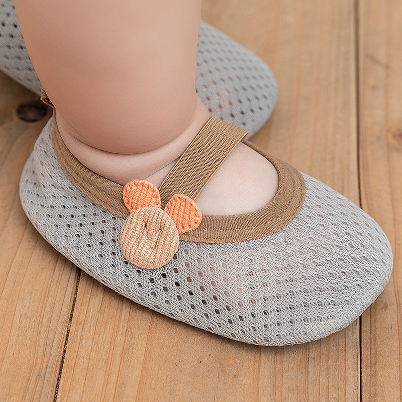 New Baby Floor Socks Baby Shoes Socks Indoor Shoes Dispensing Non-Slip Soft Bottom Mesh