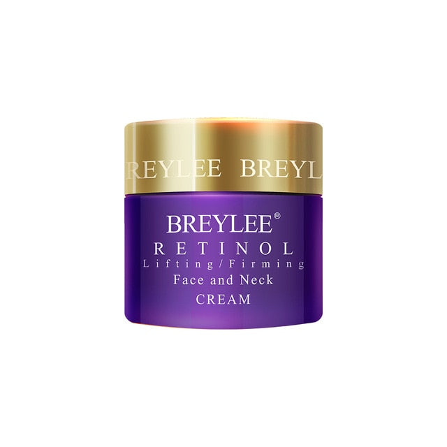 BREYLEE Face Cream Hyaluronic Acid Moisturizing Day Cream Retinol Anti Wrinkle Vitamin C Whitening Skin Care Acne Treatment 40g