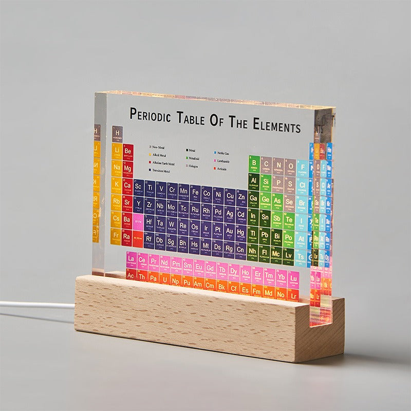 New Periodic Table with Real Elements Inside Remarkable Learning Tool Clear Acrylic Periodic Table with Elements Samples