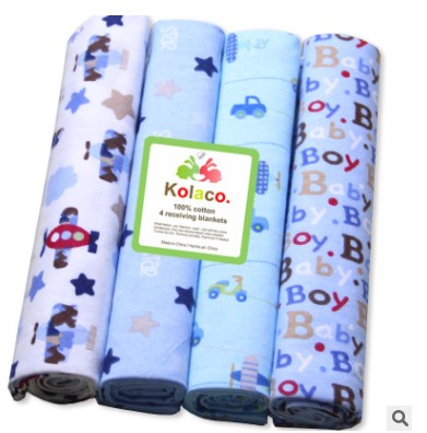 4Pcs/Lot Baby Blankets Newborn Muslin Diapers 100% Cotton Baby Swaddle Blanket for Newborns Photography Kids Muslin Swaddle Wrap