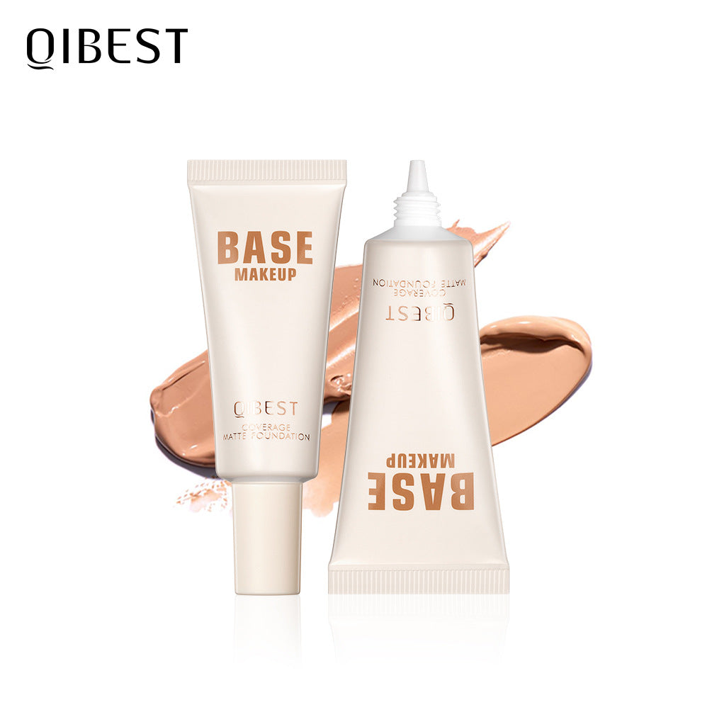 QIBEST Liquid Foundation Moisturizing Light Breathable Refreshing BB Cream Even Skin Tone Concealer