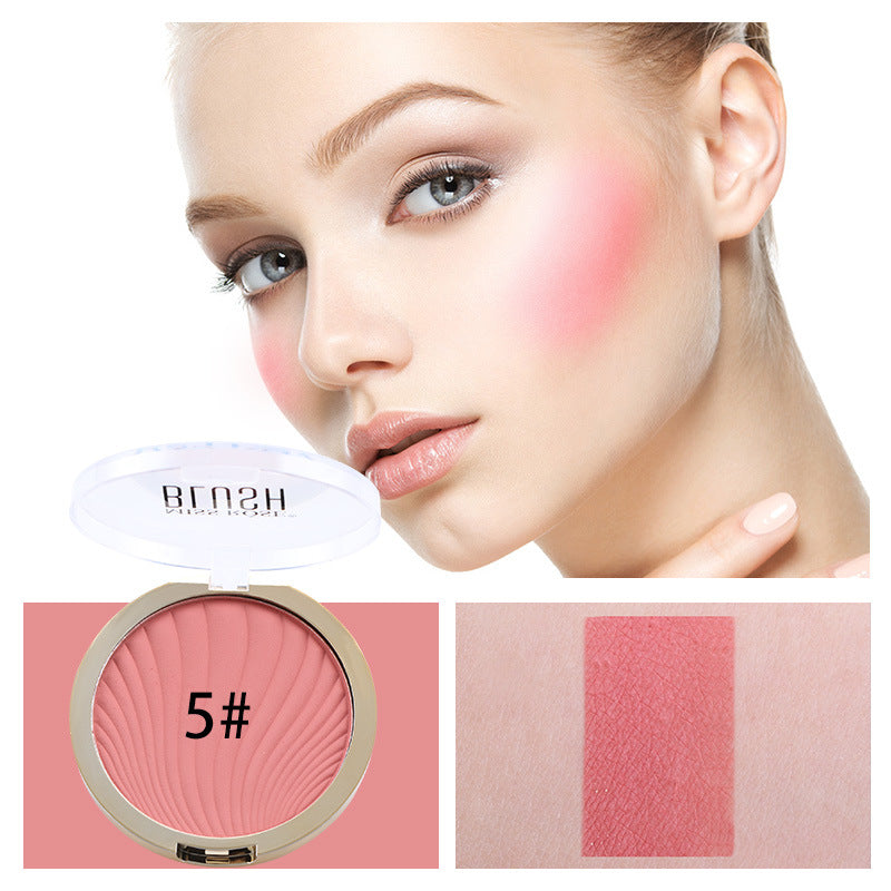 MISSROSE Six-Color Matte Highlighter Blush Blush Nude Makeup Repair Powder Brighten Skin Tone Blush Palette