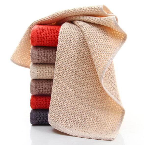 Cotton Hand Towels for Adults Plaid Hand Towel Face Care Magic Bathroom Sport Waffle Towel