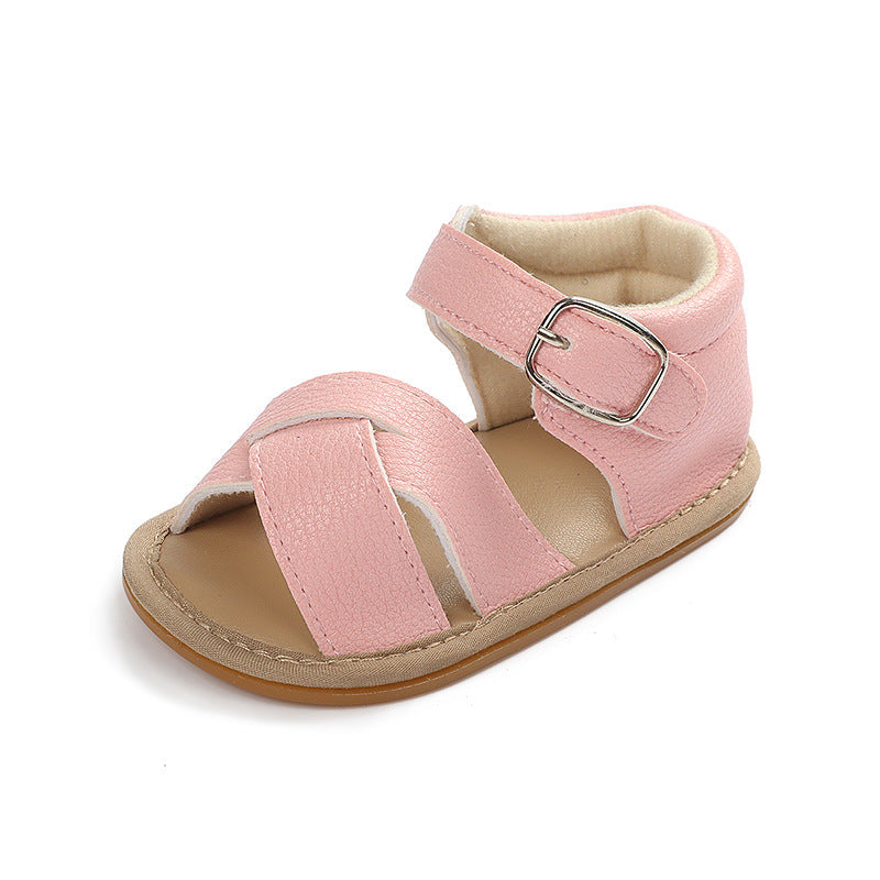 Baby Girl Baby Toddler Shoes Rubber Sole Non-Slip Baby Sandals