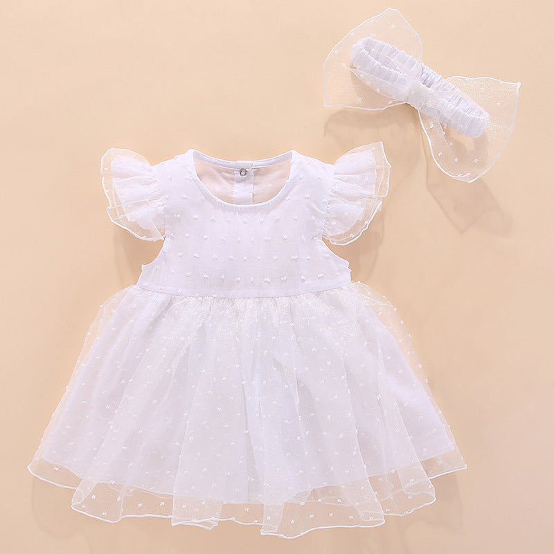 Baby Girl Skirt Summer Korean Version Summer Clothes Girl Jumpsuit Girl Baby Summer Dress One Year Old Dress Baby Princess Dress