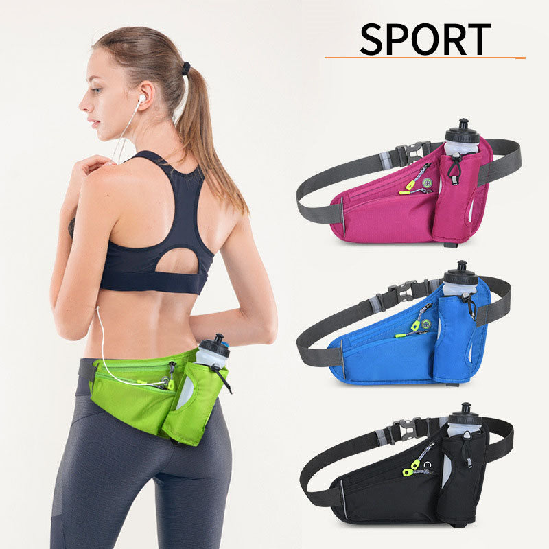 Outdoor sports waist bag multifunctional fitness kettle waist bag waterproof running