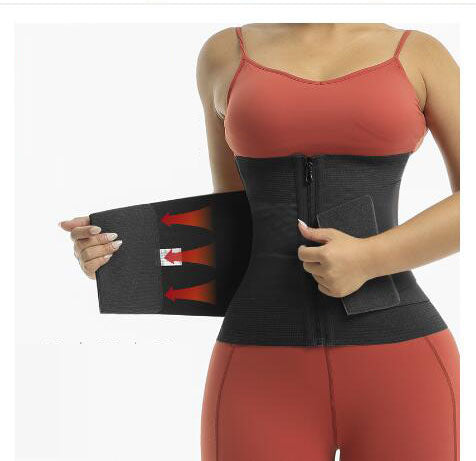 Thin reinforced version Velcro waist belt sweat-inducing sports fitness body shaping belly belt