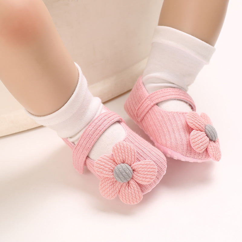 Spring And Autumn Style 0-1 Year Old Baby Toddler Shoes Soft Bottom Breathable Baby Shoes All-Match Princess Shoes