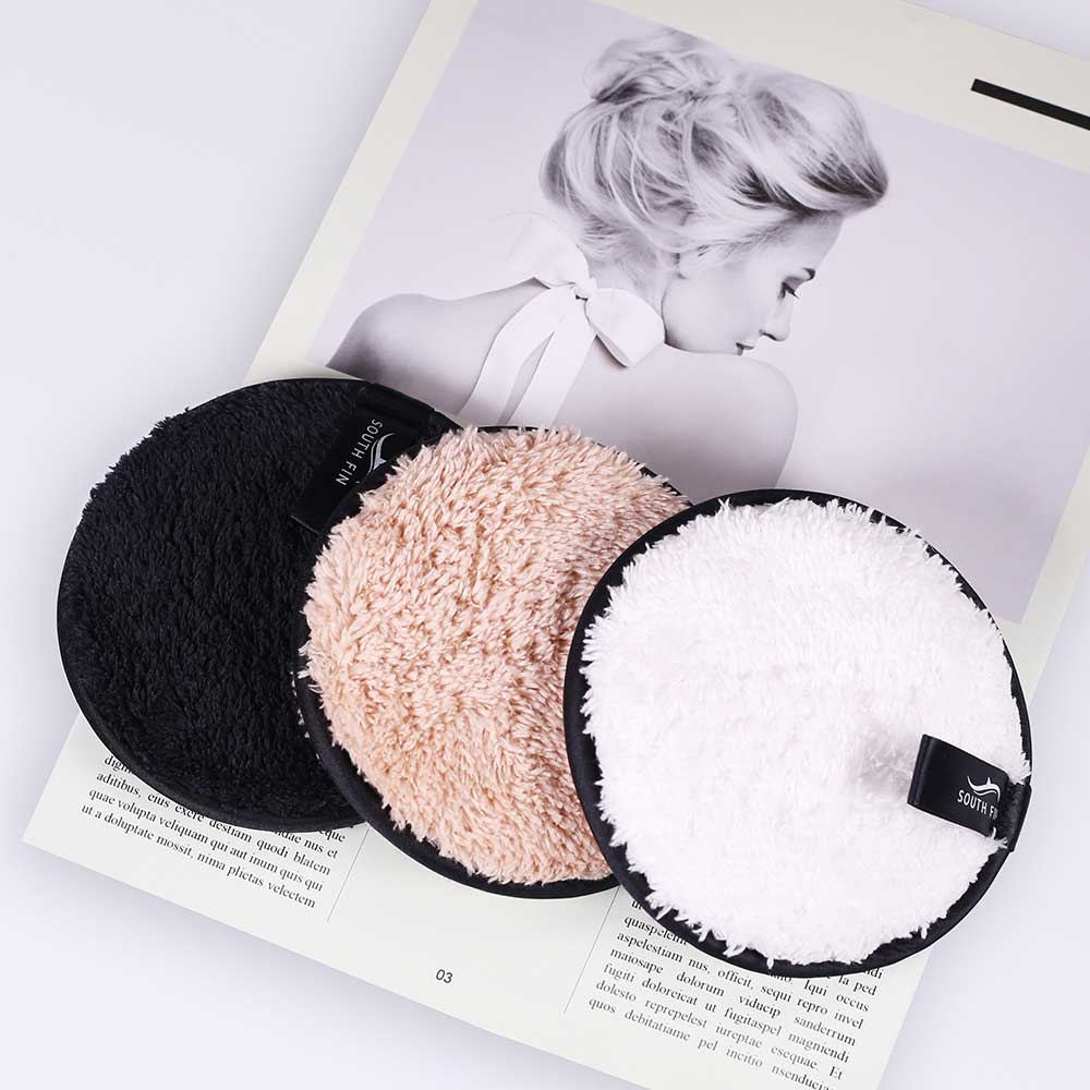 1PC Soft Microfiber Makeup Remover Towel Face Cleaner Plush Puff Reusable Cleansing Cloth Pads Foundation Face Skin Care Tools