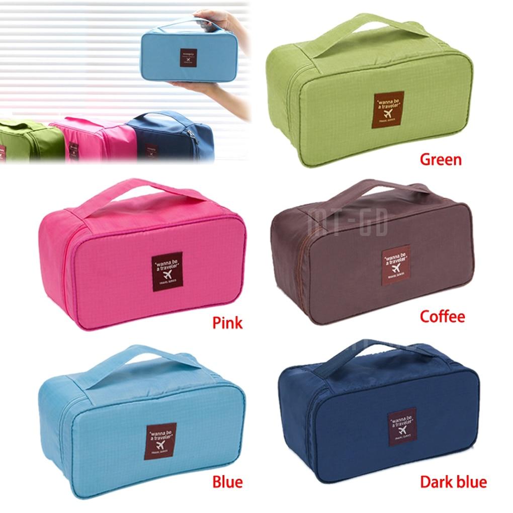 Underwear Zipper Portable Multifunction Travel Luggage Handbag Storage Bags Case Holder 5 color