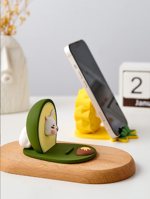 Cartoon Cute Fruit Decoration Office Desktop Workstation Decoration Recommended Creative Mobile Phone Holder for Girls