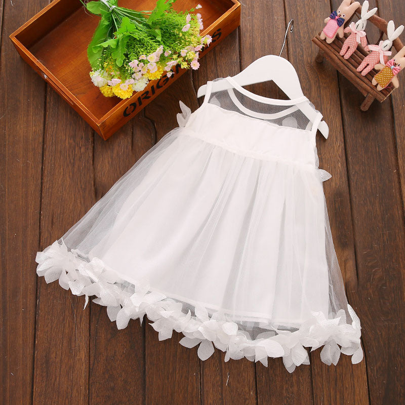 Children's Clothing Summer New Girls Lace Shawl Flower Skirt Baby Skirt Princess Skirt