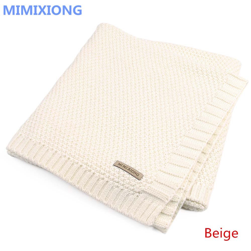 Baby Blanket Knitted Newborn Swaddle Wrap Blankets Super Soft Toddler Infant Bedding Quilt