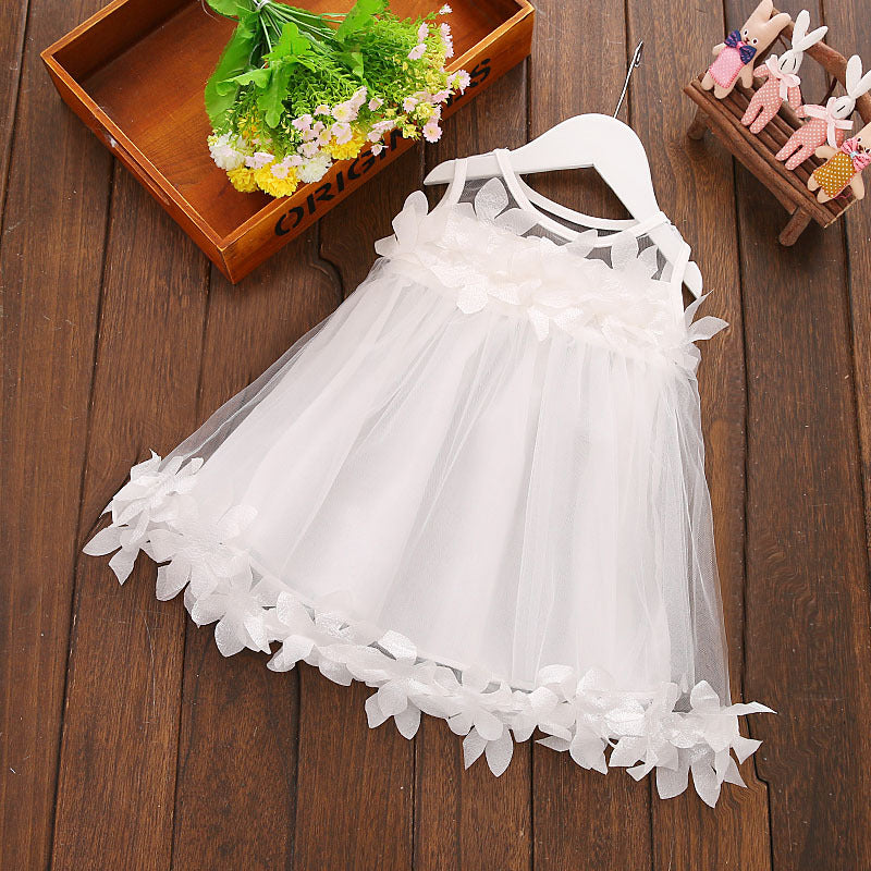 Children's Clothing Summer New Girls Lace Shawl Flower Skirt Baby Skirt Princess Skirt