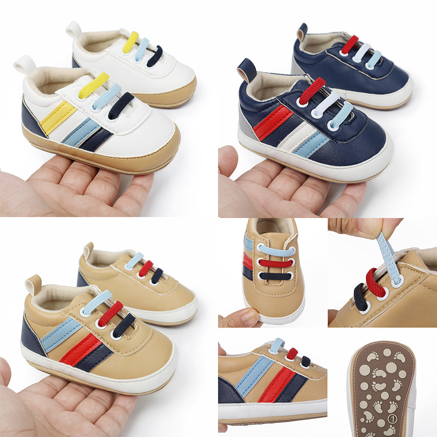 Baby Boy Toddler Shoes Baby Step Shoes Spring And Autumn Anti-Fall Shoes Indoor Baby Shoes