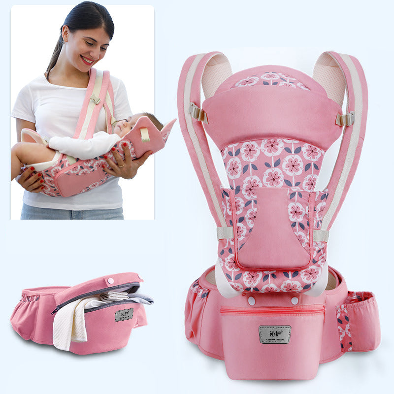 New 0-48 Month Ergonomic Baby Carrier Infant Baby Hipseat Carrier 3 In 1 Front Facing Ergonomic Kangaroo Baby Wrap Sling