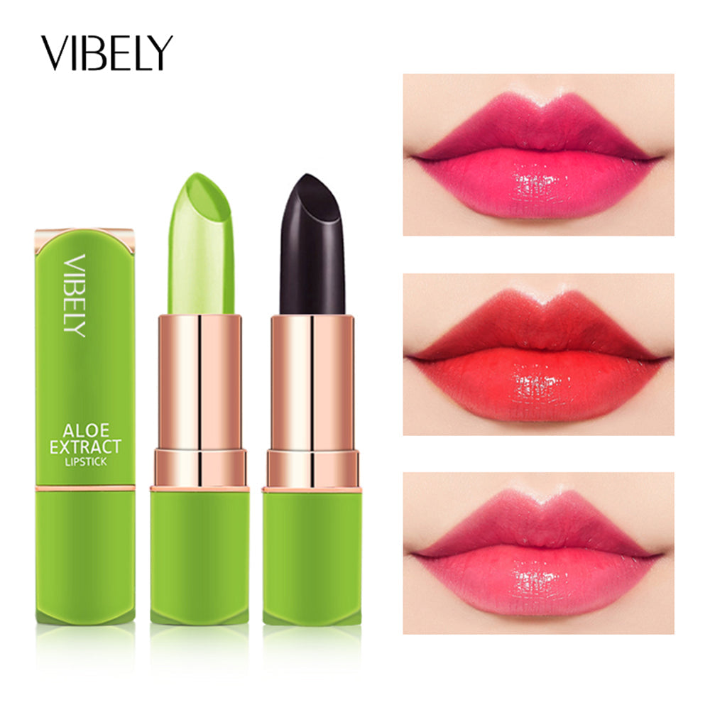 VIBELY Aloe Vera Moisturizing Moisturizing Warm Color Jelly Lipstick Lip Gloss Lip Care Lip Care Lip Balm Makeup