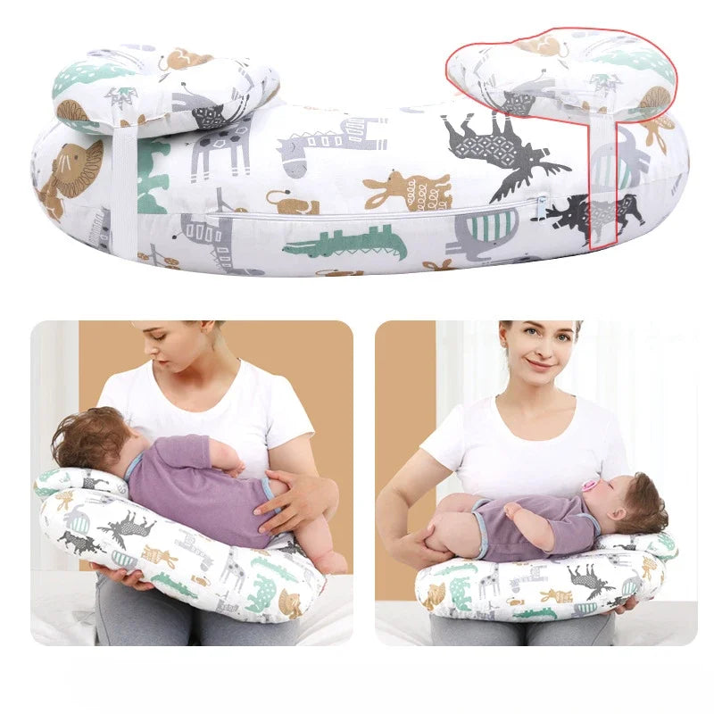 Multi functional baby feeding pillow for mothers