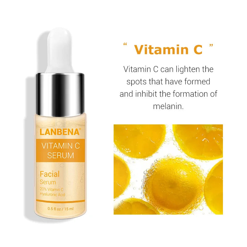 LANBENA Hyaluronic Acid Serum Blackhead Removing Moisturizing Acne Treatment Skin Care Repair Whitening Anti-Aging Winkles 15ml