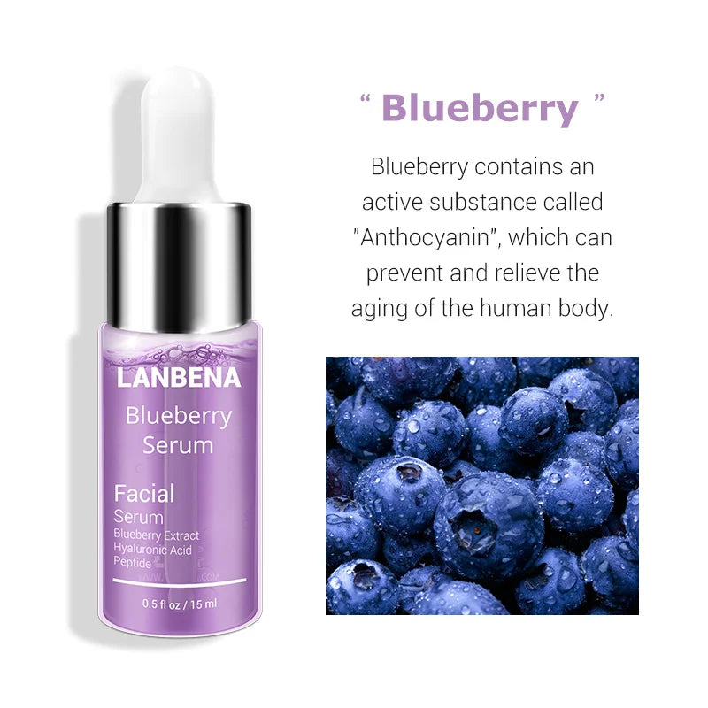 LANBENA Hyaluronic Acid Serum Blackhead Removing Moisturizing Acne Treatment Skin Care Repair Whitening Anti-Aging Winkles 15ml