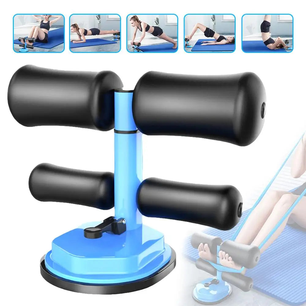 Sit Up Bar Assistant Abdominal Workout Fitness Adjustable Sit Ups Exercise Equipment Portable Situp Gym Fitness Work Travel Gear